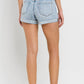 Vervet Alexis High Rise Cuffed Shorts (Size large)