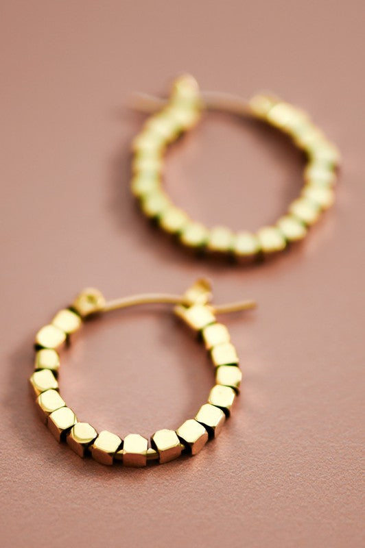 Kaleidoscope Hoop Earrings