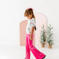 Hot Pink Velvet | Wide-Leg Pants