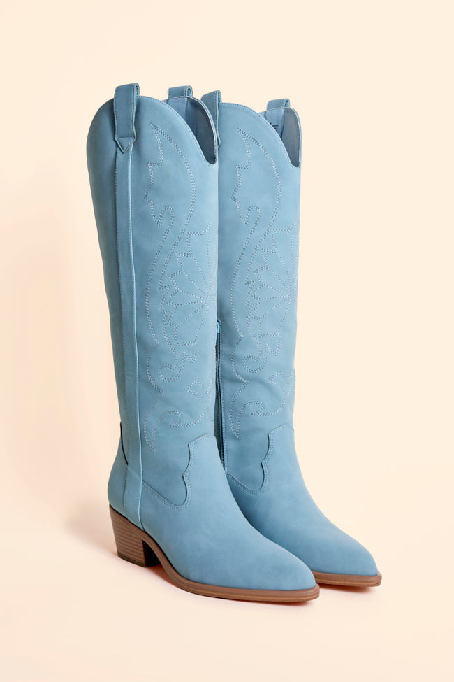 Shania Blue Boots