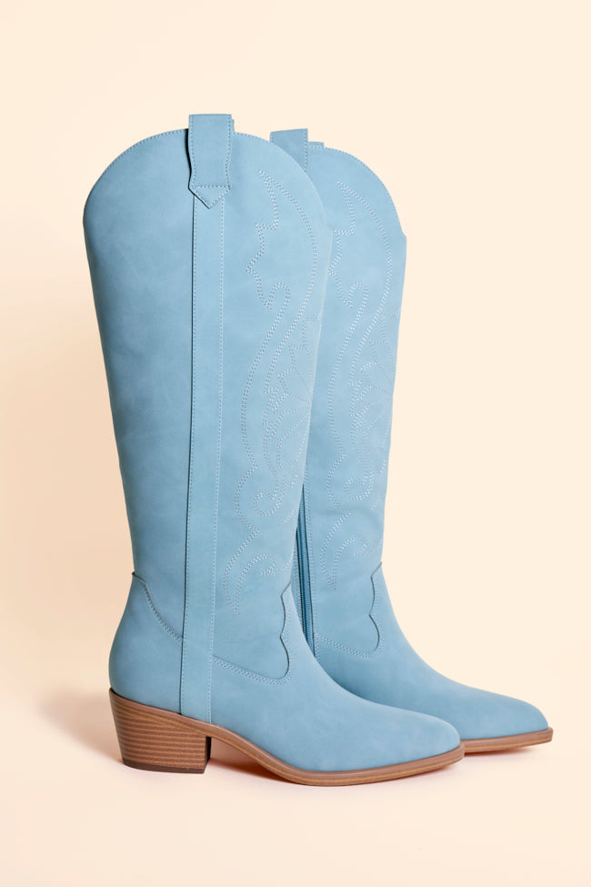 Shania Blue Boots