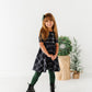 Black Plaid | Scoop Back Dress