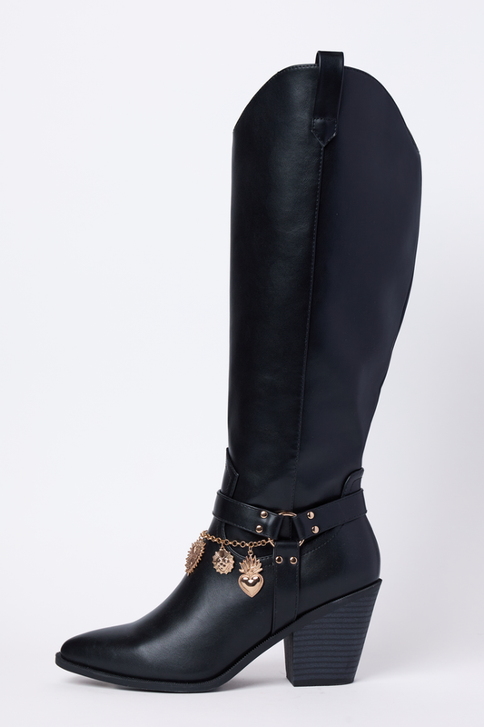 Cattle Black Charm Cowboy Boots