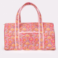 Avery Pink Floral Quilted Weekender