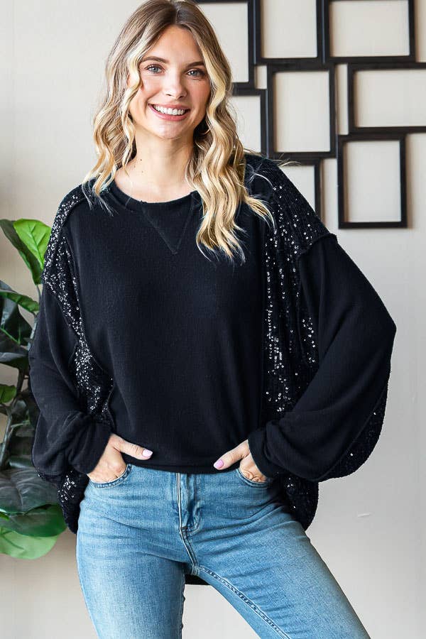 Midnight Sparkle Sweater