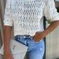 Viv Hollowed Knit Sweater