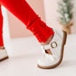 Holly Red | Ribbed SLIM LEGGINGS
