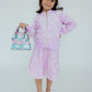 Lilac Velvet Sequin Twirl Skort
