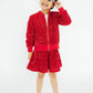 Red Velvet Sequin Jacket
