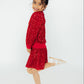Red Velvet Sequin Twirl Skort