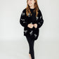 Black Bow Cozy Cardigan