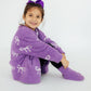 Lilac/Coconut Bow Cozy Cardigan