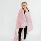 Light Pink Cowgirl Cozy Blanket