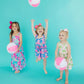 Tropical Punch Ruffle Maxi Dress