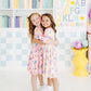 Peanut Butter Jelly Time Short Sleeve Pocket Twirl Dress