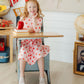 An Apple a Day 3/4 Sleeve Pocket Twirl Dress