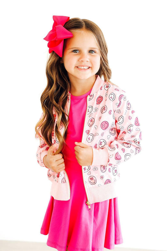 You Make Me Happy Satin Jacket