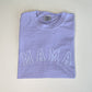 Mama Tee - Embroidered Varsity Design