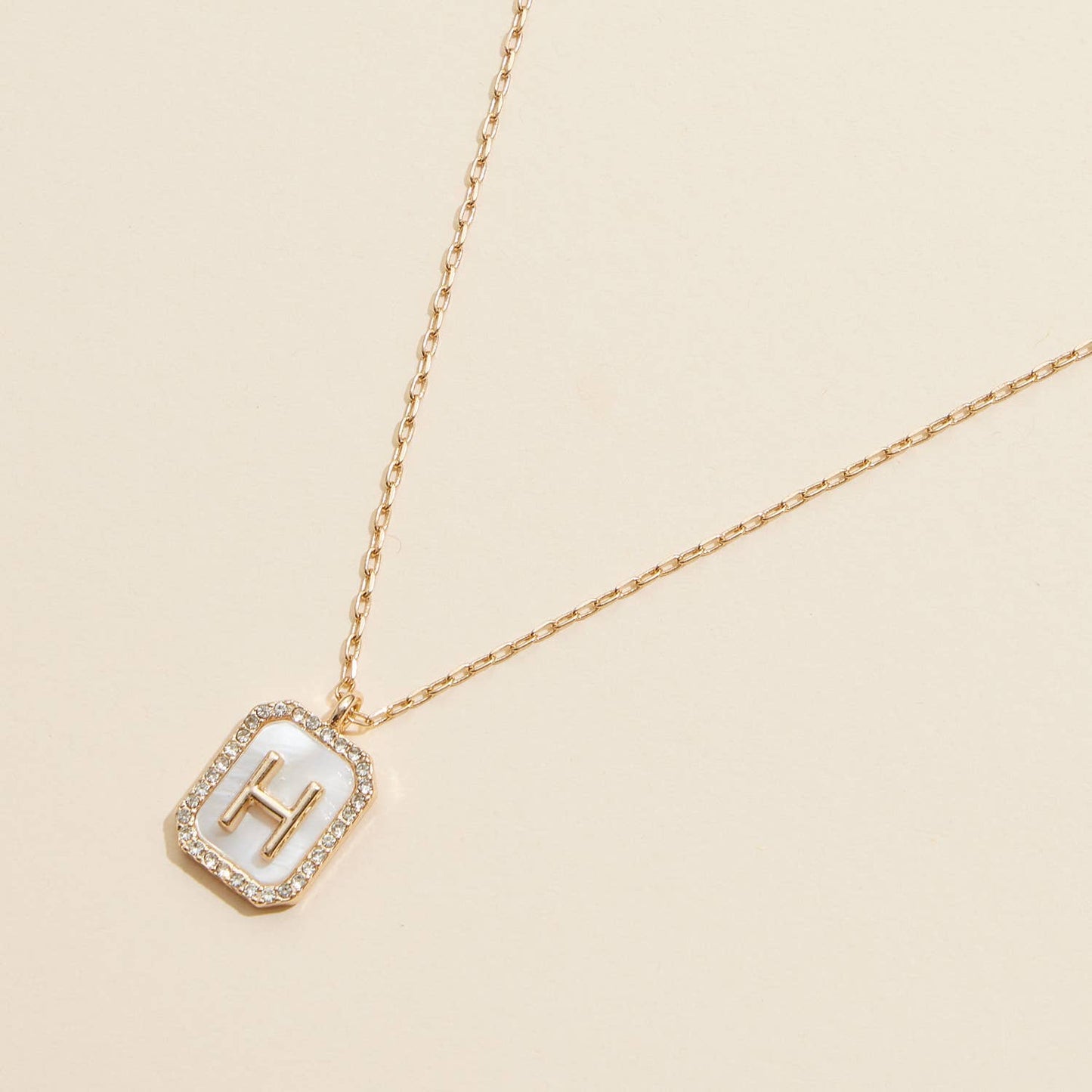 Initial Charm Necklace