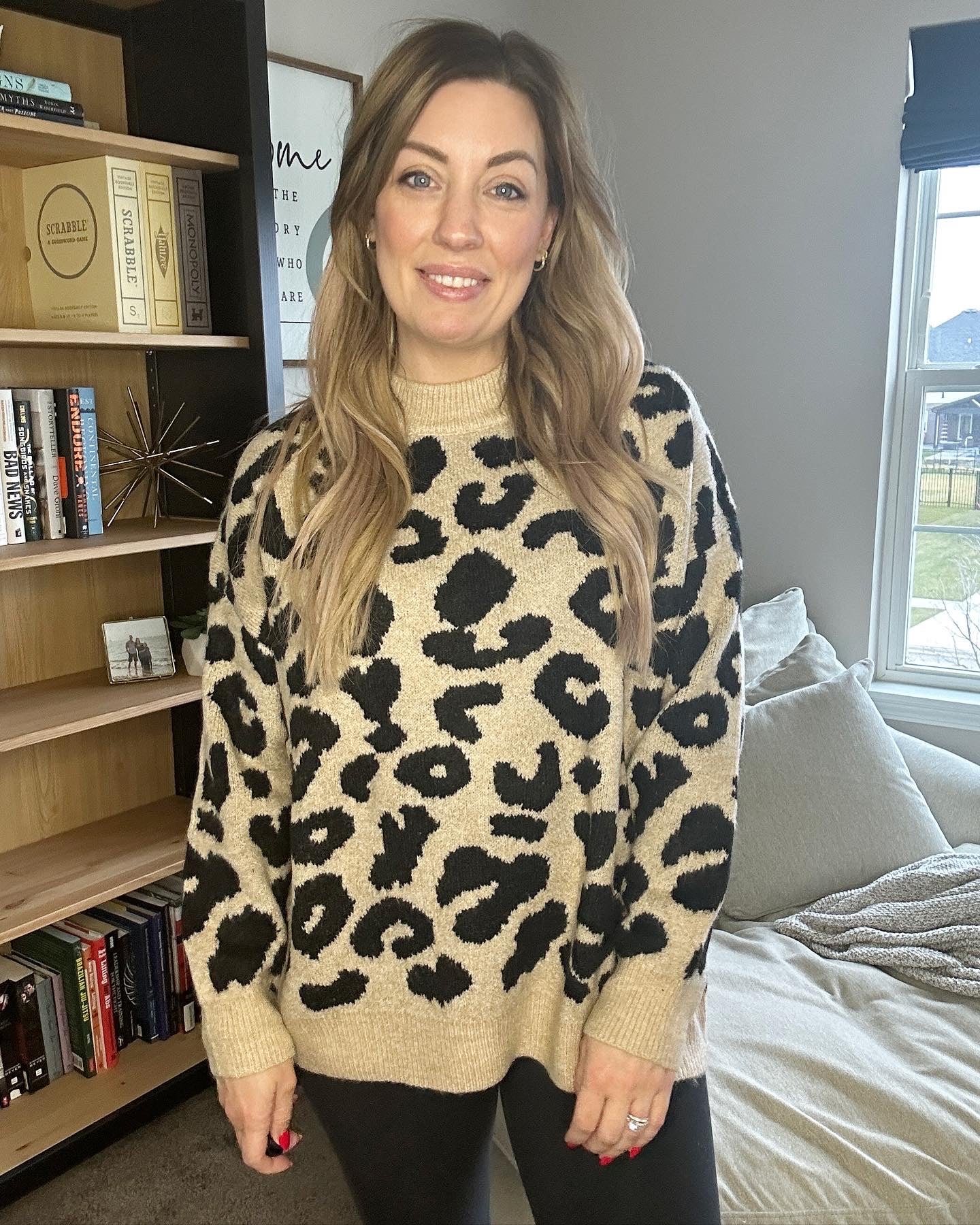 Kenzie Leopard Sweater