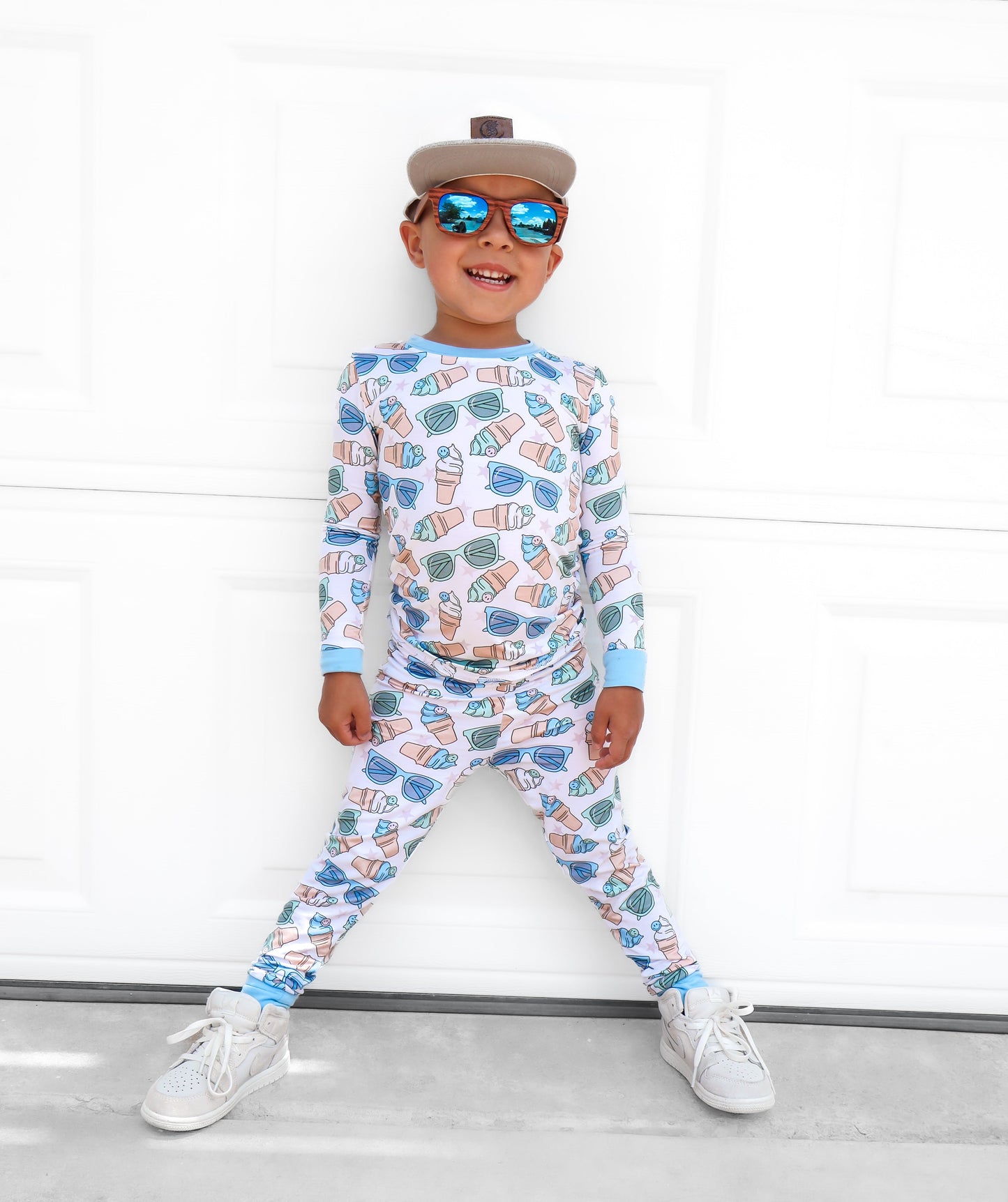 Sweet Dude Ice Cream 2-Piece Pajama Set