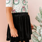 Black Velvet | 2-Tiered SKORT