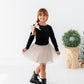 Black Velvet | Bow Back Long Sleeve Top