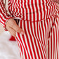 Red Stripes | GIRLS WIDE-LEG PAJAMA SET