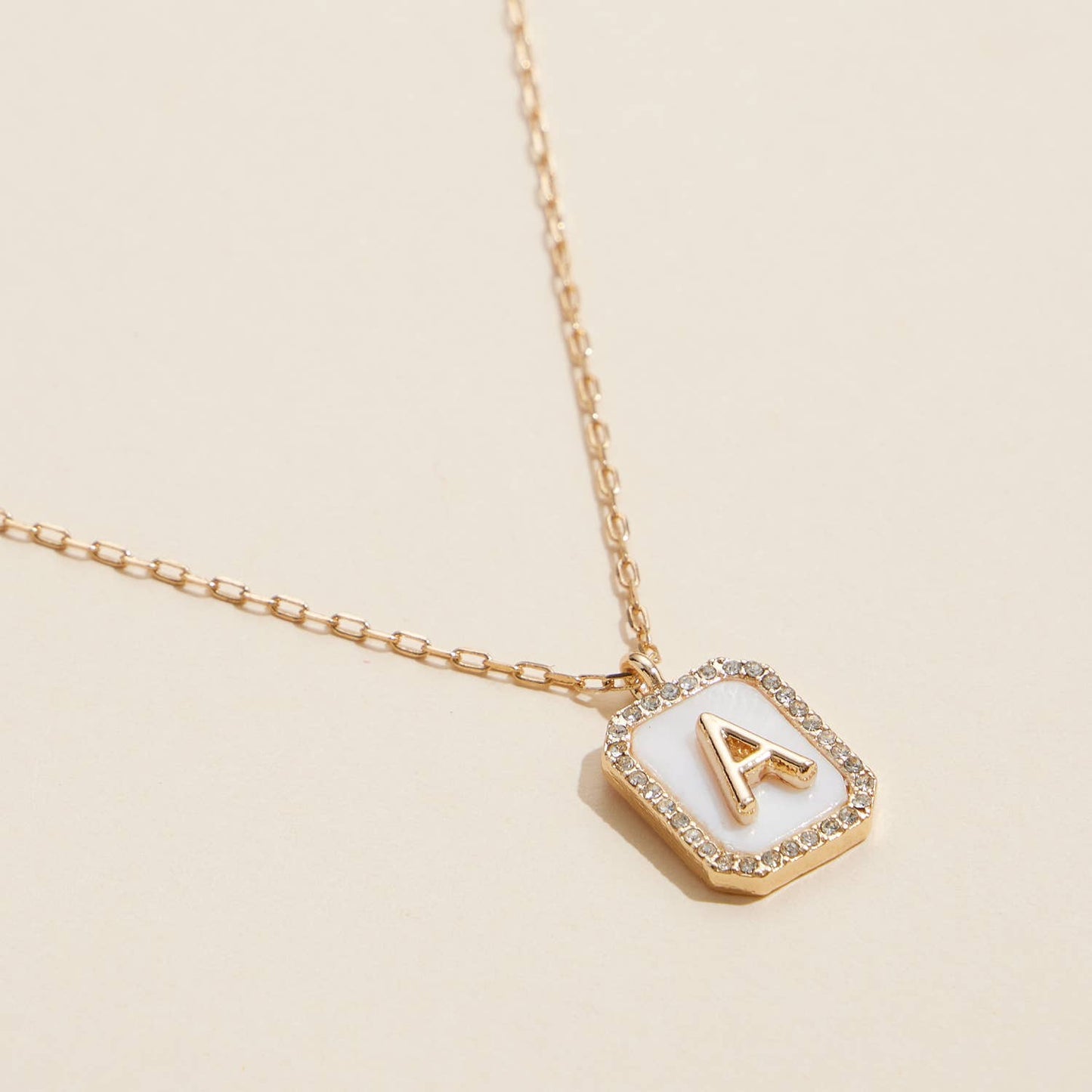 Initial Charm Necklace