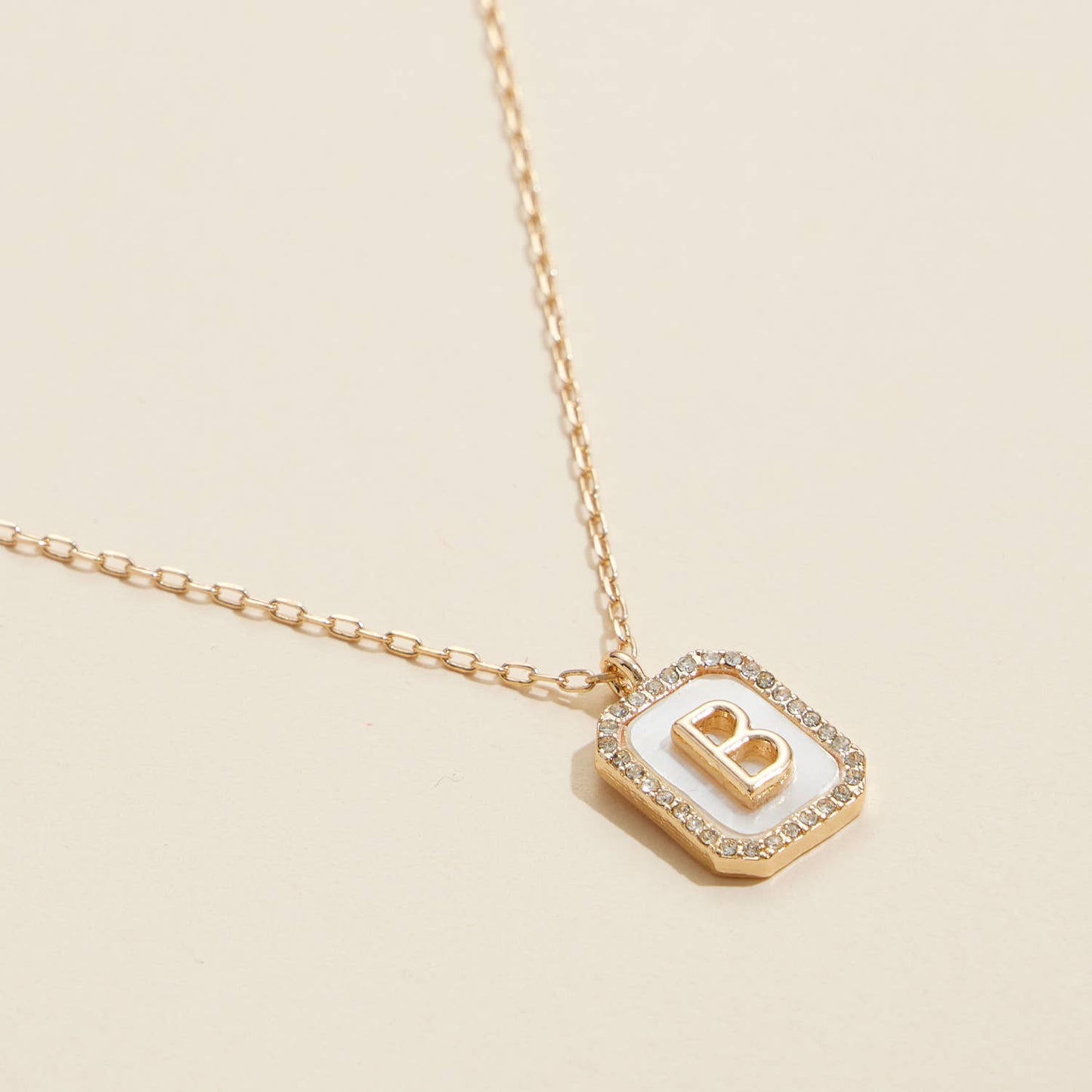 Initial Charm Necklace