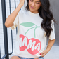 Cherry Mama Ivory Graphic Tee