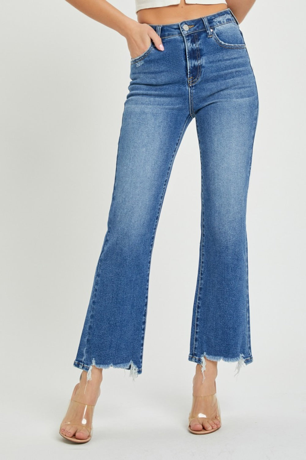 RISEN Astrid High Rise Straight Jeans