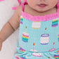 Harlow Smocked Birdie Twirl Romper