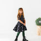 Black Plaid | Scoop Back Dress