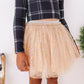 Gold Shimmer | MESH Skort