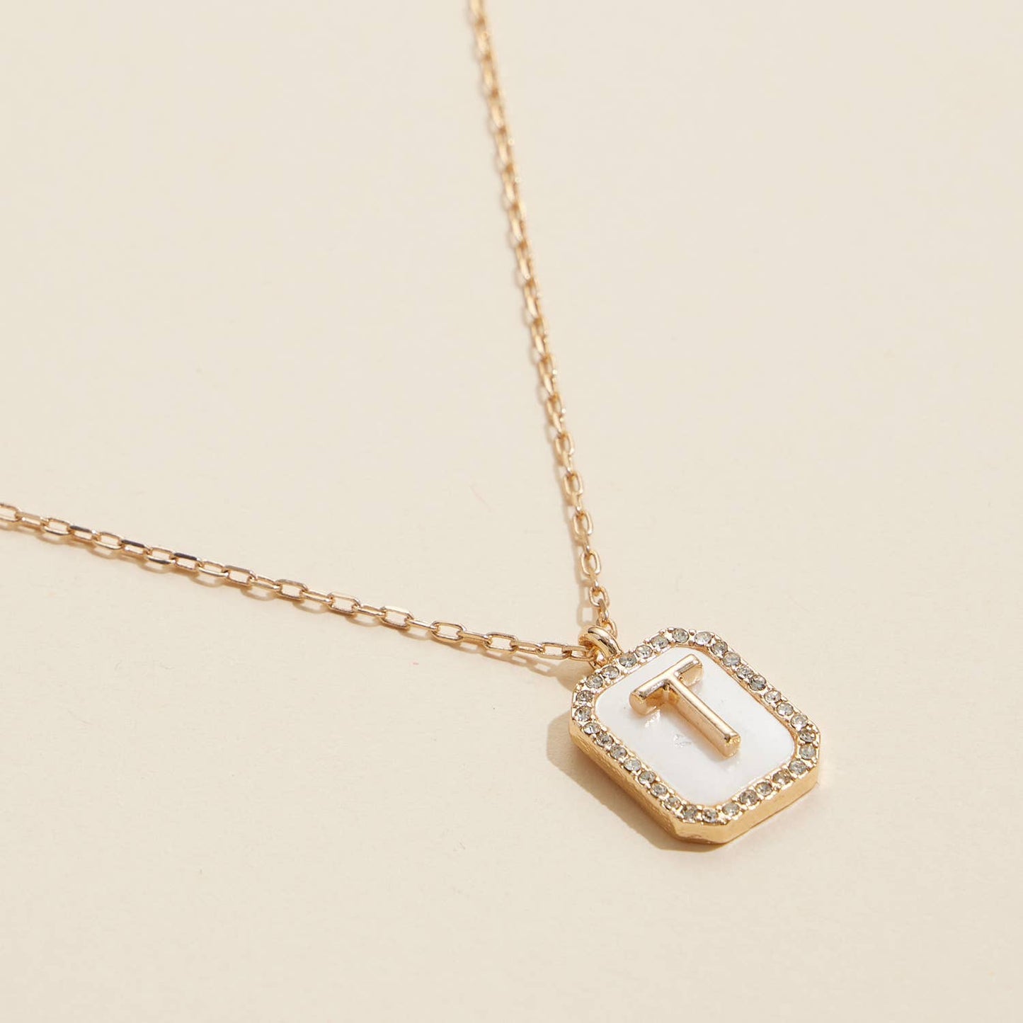 Initial Charm Necklace