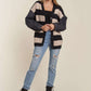 Winnie Denim Sleeve Striped Cardigan