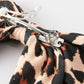 Leopard Print Bow Hairclip