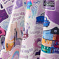 TS Print Lavender Girls Milk Silk Dress