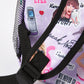 TS Print Purple Backpack