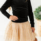 Gold Shimmer | MESH Skort