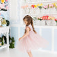 Dusty Pink Shimmer Tutu Dress