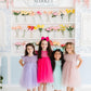 Dusty Pink Shimmer Tutu Dress