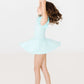 Aqua Short Sleeve Twirl Leotard