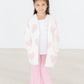 Light Pink Heart Cozy Cardigan
