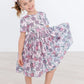 Cheer Short Sleeve Pocket Twirl Dress