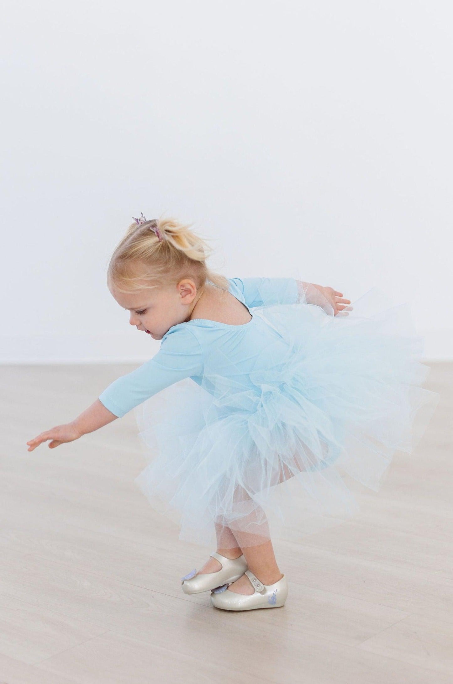 Bluebird 3/4 Sleeve Tutu Leotard