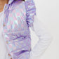 Lavender Haze Checker Puffer Vest