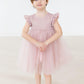 Dusty Pink Shimmer Tutu Dress