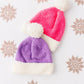 Bright Pink Cozy Pom Beanie